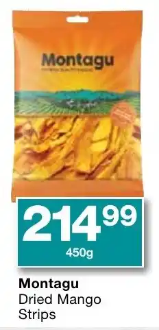 Checkers Montagu Dried Mango Strips offer