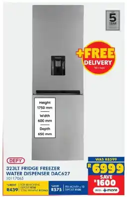 Russells Defy fridge freezer water dispenser offer