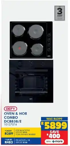 Russells Defy oven & hob combo offer