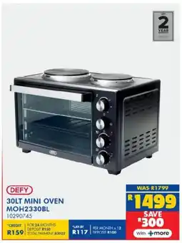 Russells Defy mini oven offer