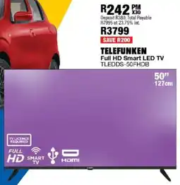 OK Furniture Telefunken 50" Full HD Smart LED TV offer