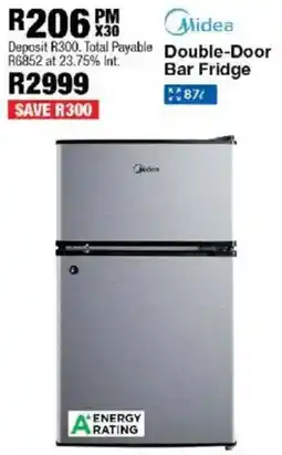 OK Furniture Midea Double-Door Bar Fridge offer
