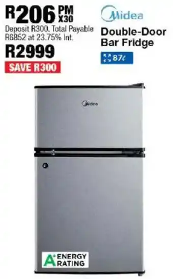 OK Furniture Midea Double-Door Bar Fridge offer