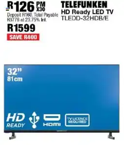 OK Furniture Telefunken 32" HD Ready LED TV offer