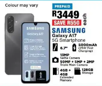 OK Furniture Samsung Galaxy A17 5G Smartphone offer