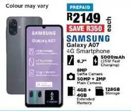 OK Furniture Samsung Galaxy A07 4G Smartphone offer