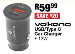OK Furniture Volkano USB/ Type C Car Charger offer
