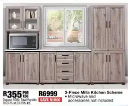 OK Furniture Milla Kitchen Scheme offer