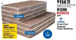 OK Furniture Vitafoam Firm Support Foam Mattress offer
