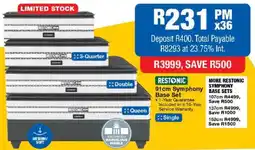 OK Furniture Restonic Symphony Base Set offer