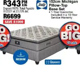 OK Furniture Sealy Michigan Pillow-Top Base Set offer