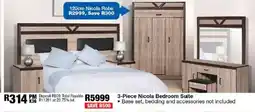 OK Furniture Nicola Bedroom Suite offer