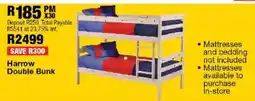 OK Furniture Harrow Double Bunk offer