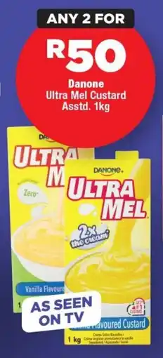 OK Foods Danone Ultra Mel Custard offer