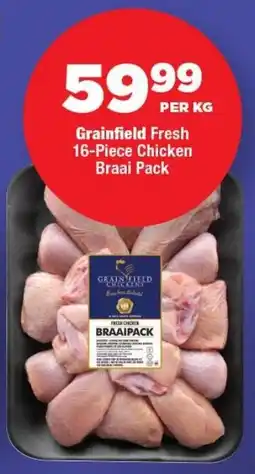 OK Foods Grainfield Fresh Chicken Braai Pack offer