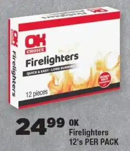 OK Foods OK Firelighters offer