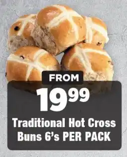 OK Foods Traditional Hot Cross Buns offer