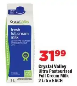 OK Foods Crystal Valley Ultra Pasteurised Full Cream Milk offer