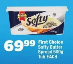 OK Foods First Choice Softy Butter Spread Tub offer