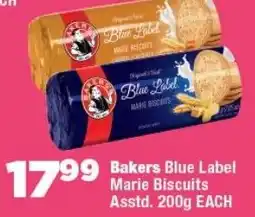 OK Foods Bakers Blue Label Marie Biscuits offer