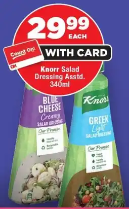 OK Foods Knorr Salad Dressing offer