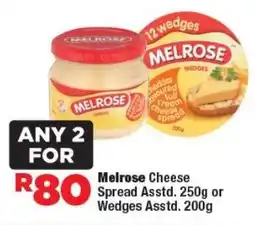 OK Foods Melrose Cheese Spread or Wedges offer