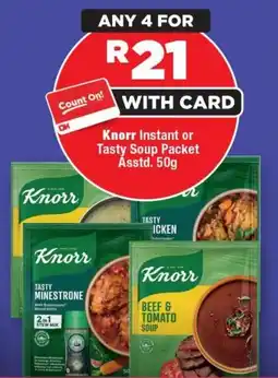 OK Foods Knorr Instant or Tasty Soup Packet offer