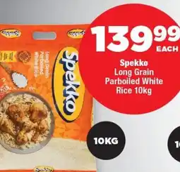 OK Foods Spekko Long Grain Parboiled White Rice offer