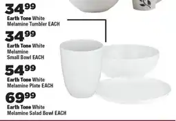 OK Foods Earth Tone White Melamine Tumbler offer