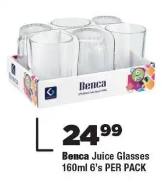 OK Foods Benca Juice Glasses offer