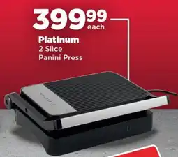 OK Foods Platinum 2 Slice Panini Press offer