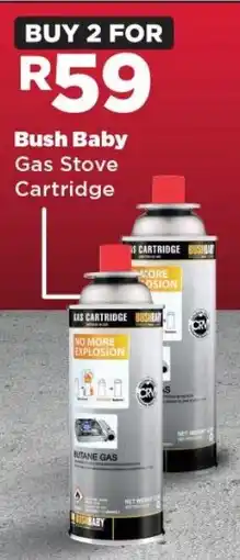 OK Foods Bush Baby Gas Stove Cartridge offer