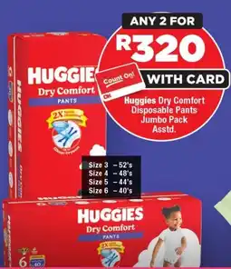 OK Foods Huggies Dry Comfort Disposable Pants Jumbo Pack offer