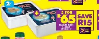 American Parlor Ice Cream All Variants 2L