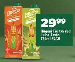 OK Foods Rugani Fruit & Veg Juice offer