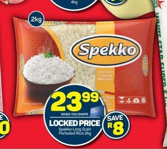 Pick n Pay Spekko Long Grain Parboiled Rice 2kg offer