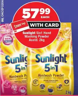 OK Foods Sunlight 5in1 Hand Washing Powder offer