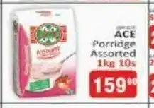 Ace Porridge Assorted 1kg 10s