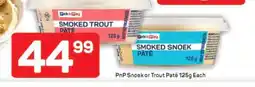 Pick n Pay PnP Snoek or Trout Paté 125g Each offer