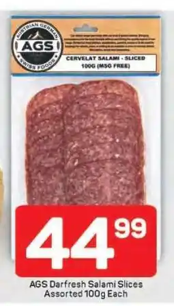 Pick n Pay AGS Darfresh Salami Slices Assorted 100g Each offer