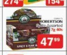 KitKat Cash and Carry Robertson Spice Assorted 7g 40s offer