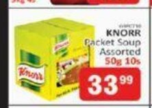 KitKat Cash and Carry Knorr Packet Soup Assorted 50g 10s offer