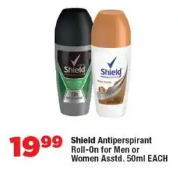 OK Foods Shield Antiperspirant Roll-On for Men or Women offer