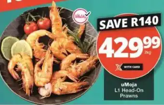 Checkers uMoja L1 Head-On Prawns offer