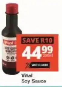 Checkers Vital Soy Sauce offer