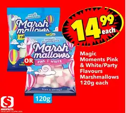 Shoprite Magic Moments Pink & White/ Party Flavours Marshmallows offer