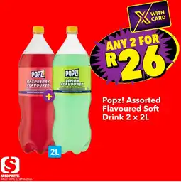 Shoprite Popz! Assorted Flavoured Soft Drink offer
