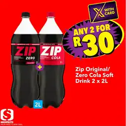 Shoprite Zip Original/ Zero Cola Soft Drink offer