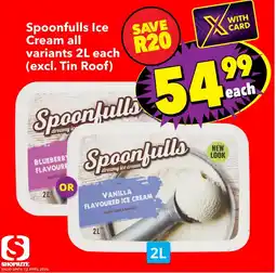 Shoprite Spoonfulls Ice Cream offer