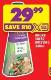 Shoprite Knorr salad dressing offer
